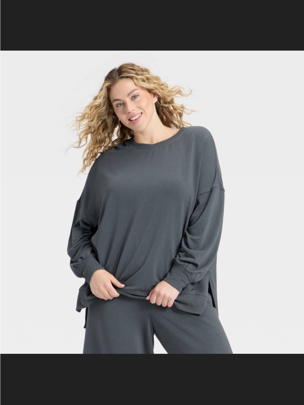 Wild Fable Target PeachySoft French Terry Fleece Crewneck